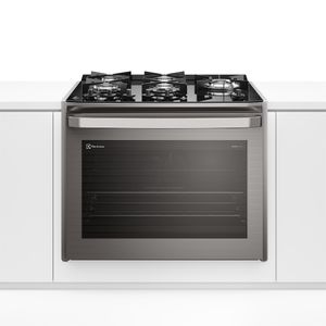 Fogão de Embutir 5 bocas Electrolux Cinza Experience Mesa de Vidro e Grill (FE5EC)