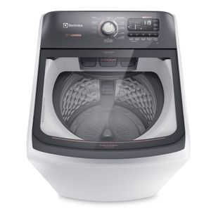 Máquina de Lavar Electrolux 18kg Branca Premium Care com Cesto Inox e Sem Agitador (LEI18)