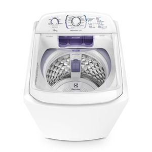 Máquina de Lavar Electrolux 14Kg Branca Premium Care com Cesto Inox e Sem Agitador (LPR14)