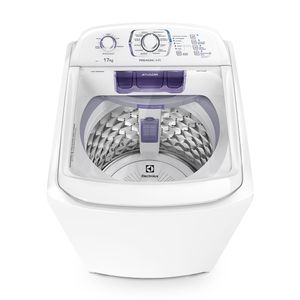 Máquina de Lavar Electrolux 17Kg Branca Premium Care com Cesto Inox e Sem Agitador (LPR17)