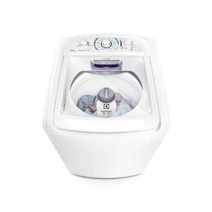 Máquina de Lavar Electrolux 15kg Branca Essential Care com Filtro Fiapos e Tecla Economia (LES15)